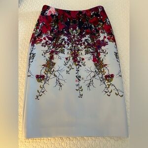 Ted Baker Floral Print Pencil Skirt